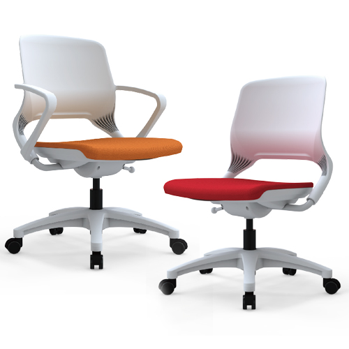 루시회전형의자(화이트등판)