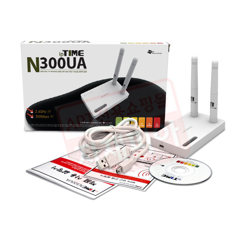 ipTIME 무선랜카드N300UA