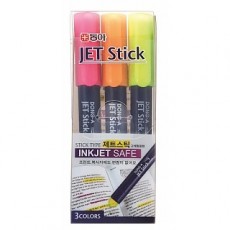 [동아]고체형광펜제트스틱(타원형) / 3색세트