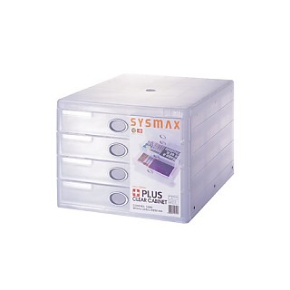 모던클리어케비넷-4단 / 264*350*206mm