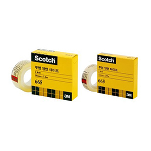 스카치투명양면테이프리필665 / 12mm*6.35m/18mm*7.6m