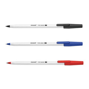 [모나미]153스틱볼펜 / 0.7mm/빨강,파랑,검정/12자루