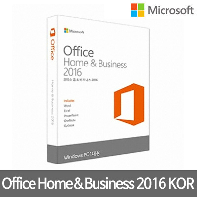 마이크로소프트 오피스 홈 & 비지니스 2016 한글Microsoft Office 2016 Home & Business KOR