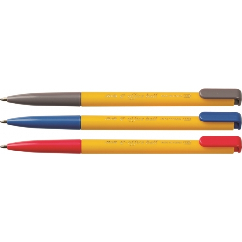 [자바]e-오피스볼펜 / 1.0mm,빨강,파랑,검정,12자루