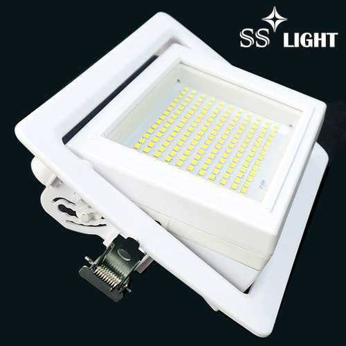 [SS라이트] LED 사각 백색 매입투광기 50W (전구색/주광색)