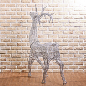 [트리(츄리)용품]실버 반짝이 사슴