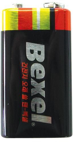 [벡셀] 망간 건전지 9V타입 (6F22)