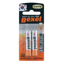 [벡셀] 알카라인건전지 AAA타입(LR03(2EA))