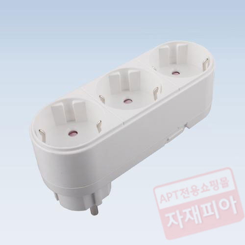 일자 3구 꽂음식 멀티 콘센트