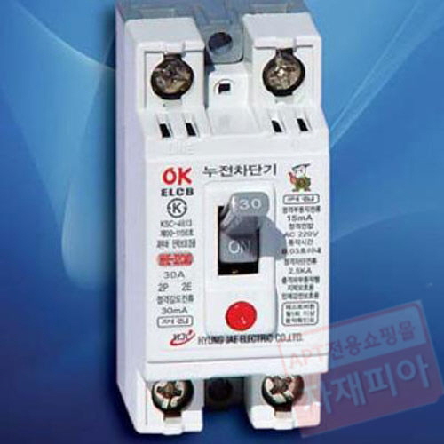 누전차단기 2P 20A 2.5KA