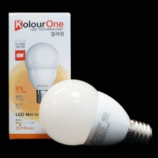 [컬러원]LED미니크립톤 5W KS E14/E17 주광색/전구색