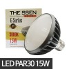 [더쎈] LED PAR30 15W 확산형 주광색/전구색