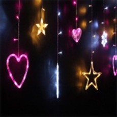 LED 24V 눈+별+하트(장식) 트리전구