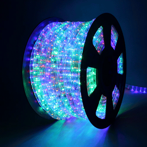 LED 사각논네온 2P/50M/적,황,청,녹,백,전구,칼라