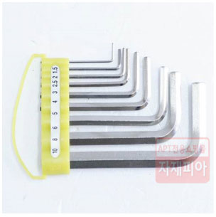 L형렌치 1.5~10mm(9pcs)