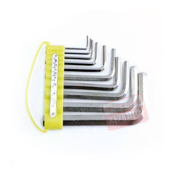 L형 렌치세트 홀더타입   1/16~3/8inch (10pcs) 