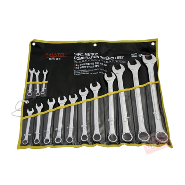 콤비네이션 렌치세트14pcs(인치)