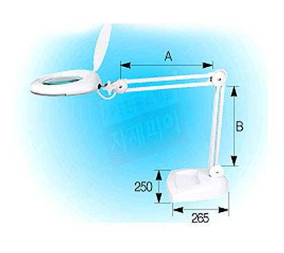스텐드형 조명확대경