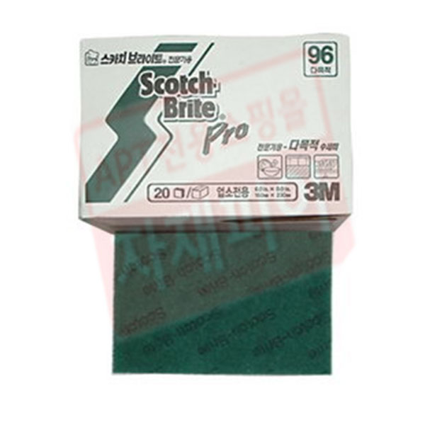 수세미 사각(3M) 100EA/1BOX