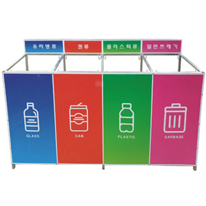 분리수거대(실속형)/100리터4구