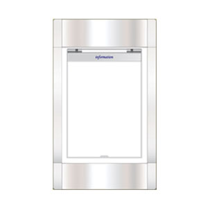 스텐게시판(아크릴 덥게형)D형