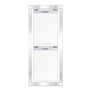 스텐게시판(아크릴 덮게형)세로형