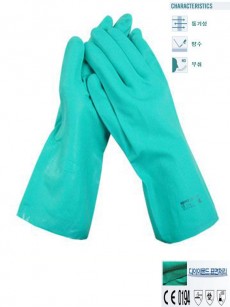 PVC장갑- 노백스니트로 (녹색) 12개