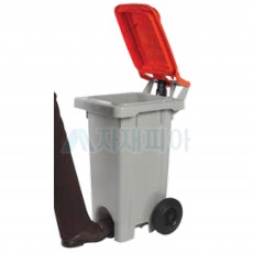 음식물/폐비닐수거용기 60L페달형 MGB-60WP(고리미부착)  ★무료배송★