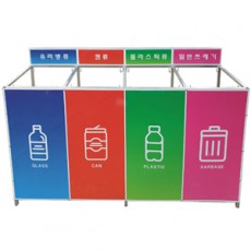 분리수거대(실속형)/100리터4구
