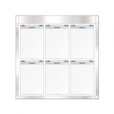 스텐게시판(아크릴 덮개형)C형