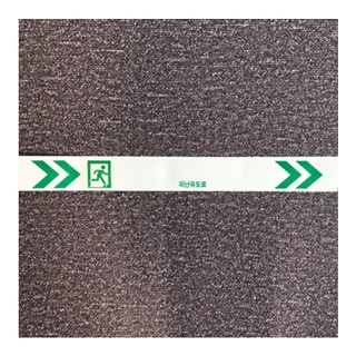 고휘도 축광 피난유도선