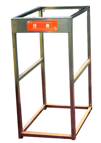 스텐분리수거대/쓰레기재활용거치대 200리터 1단~5단