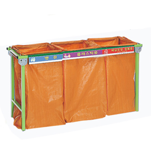 100X3구철재분리수거대/재활용거치대 접이식