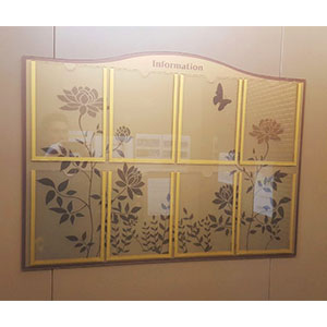 강화유리게시판 8구