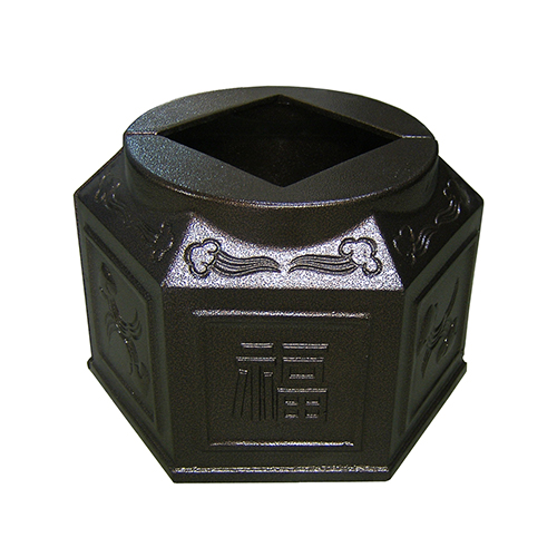 퍼걸러 기초 커버-각형