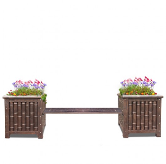 B13 대나무 정사각화분 - 의자형