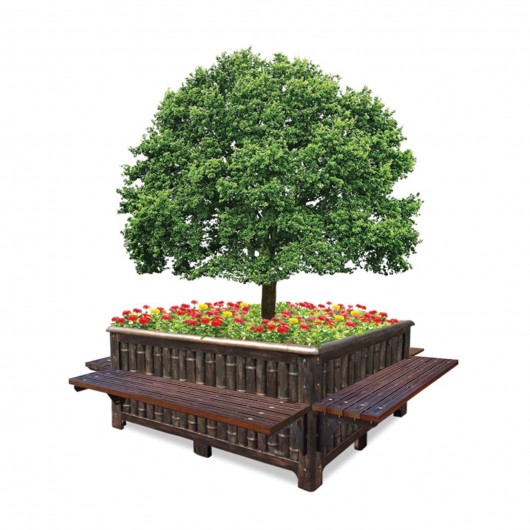 B18 대나무 정사각 의자형