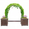 B13 대나무 정사각화분 + 아치파고라