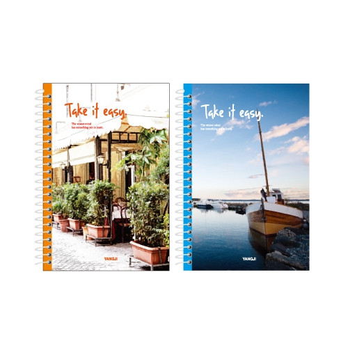 [양지]스프링노트-중4호 / 150*220mm,176매