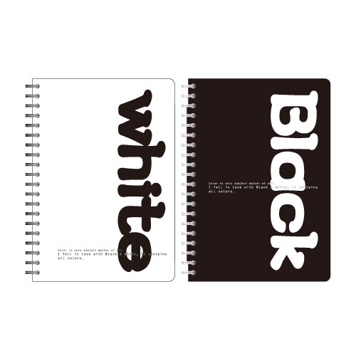 [양지]흑백노트16절 / 184*256mm,100매