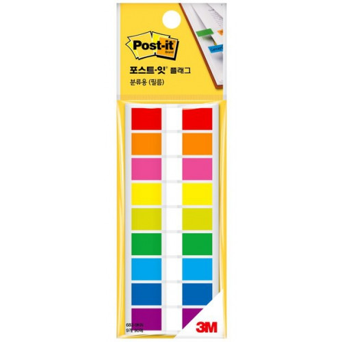 포스트잇플래그683-9KN / 44*12mm,10매*9색