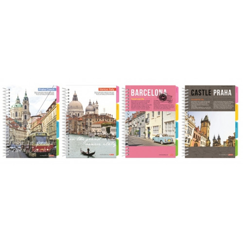 3000합지스프링인덱스노트중 / 155*210mm